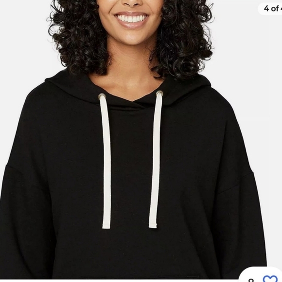 NWT Buffalo Super Soft Stretch Fleece Hoodie With Kangaroo Pocket Black XXL - Picture 4 of 5